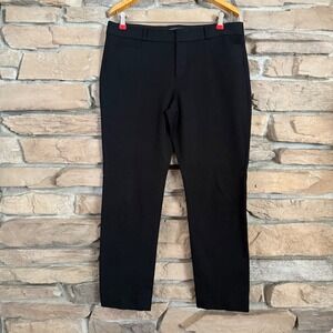 Banana Republic Sloan Black Slim Fit Dress Pants Womens 8 183602-01 Professional